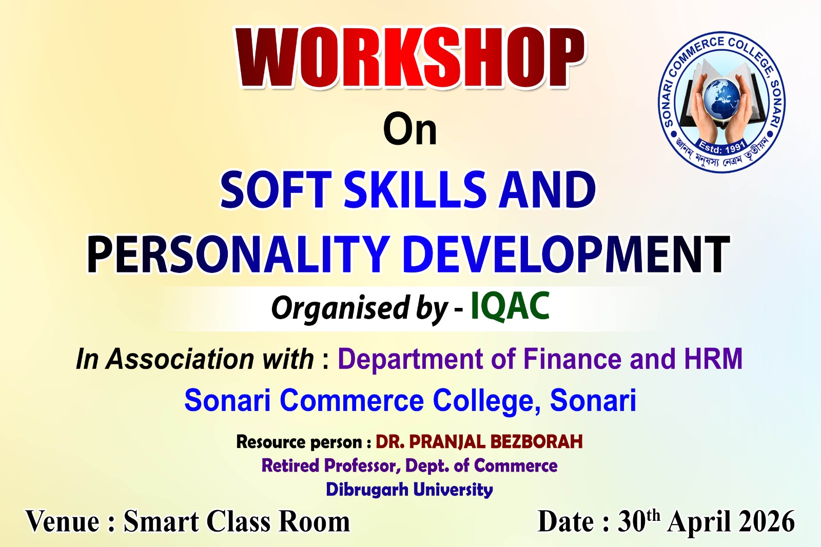 SOFT SKILL WORKSHOP BANNER