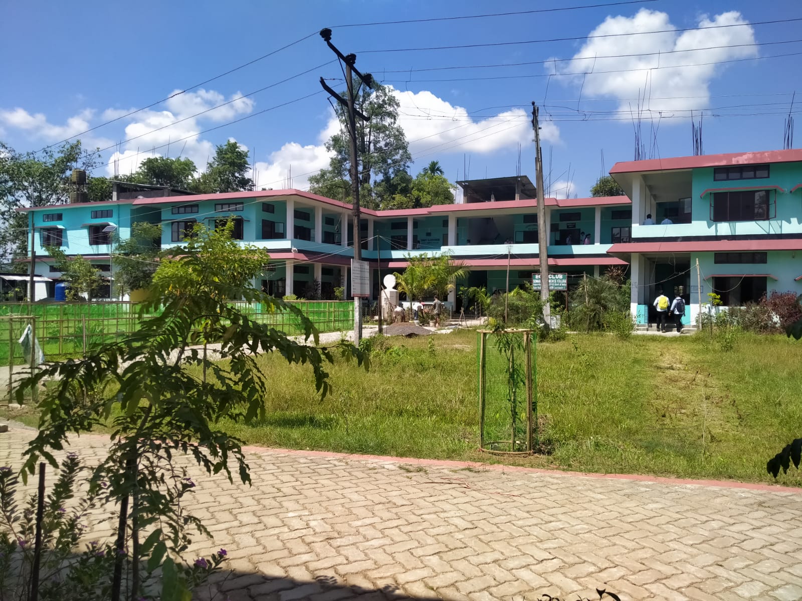 Free Health Check up camp organized By Sonari Commerce College at adopted  village Borholabam Gaon, Longpotia in collaboration with Apeksha Hospital  Dibrugarh.