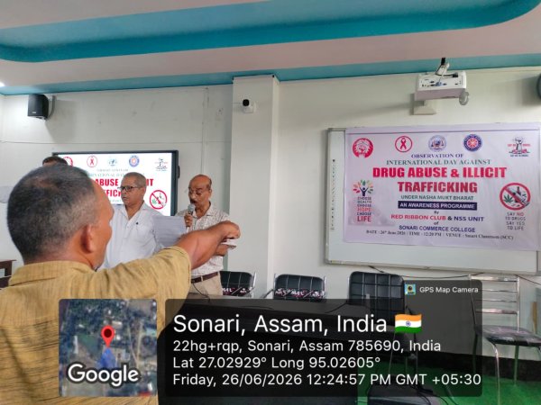 Awarness Camp on International Day against Drug Abuse & Illicit Trafficking on 26  th June 2026.